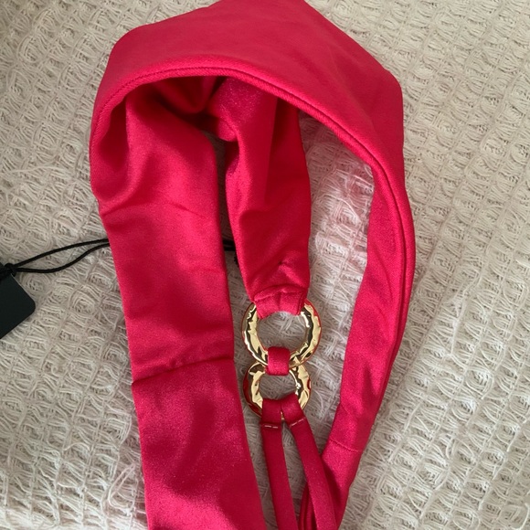 NWT Sommer Swim SORIYA MAGENTA Pink BALCONETTE BIKINI TOP Cheeky Swim Bottoms - Picture 5 of 9